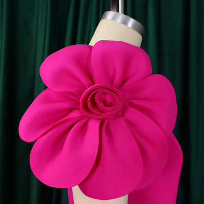 Vestido Elegante con Flores Tridimensionales para Mujer - Image 29