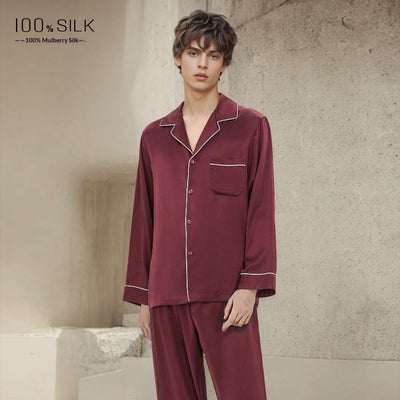 Pijamas de Seda Pesada Mumi para Hombre - Image 17