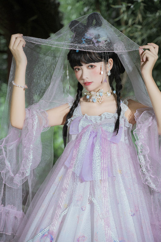 Vestido JSK Sling Medusas Estelares con Mangas Drapeadas - Image 14