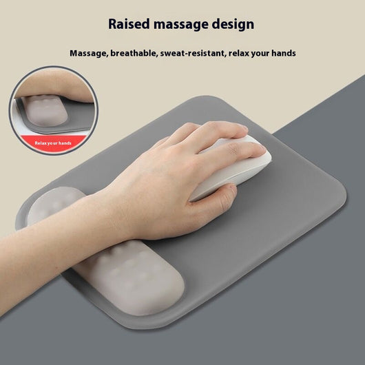 Reposamuñecas Ergonómico con Almohadilla Protectora para Ratón