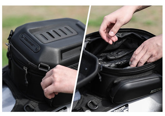 Mochila Expandible 15L para Motocicleta con Carcasa Rígida - Image 13