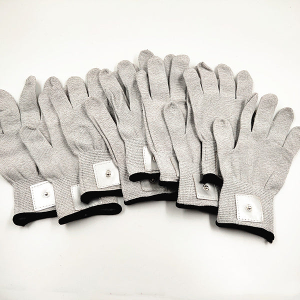 Guantes de Electroterapia Conductora con Fibra de Plata - Fisioterapia Profesional