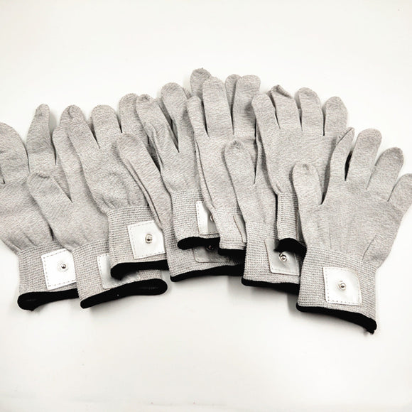 Guantes de Electroterapia Conductora con Fibra de Plata - Fisioterapia Profesional
