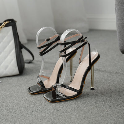 Sandalias de Tacón Stiletto con Punta Cuadrada - Image 15