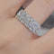 Anillo de Plata 925 con Baño de Oro 18K y Moissanita Completa