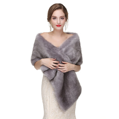 Estola de Piel de Zorro para Novia - Chal Elegante Invierno - Image 11