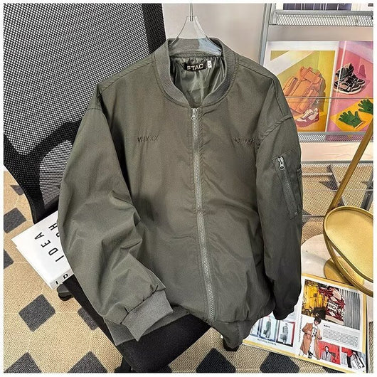 Chaqueta Bomber Oversize para Parejas - Image 9