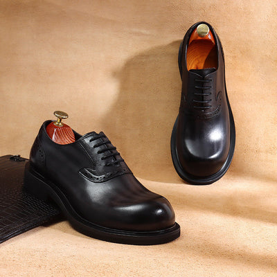 Zapatos Oxford de Cuero Premium para Hombre - Comodidad y Elegancia Ejecutiva - Image 6