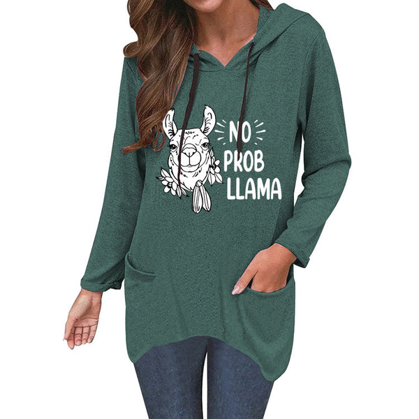 Suéter Adorable con Orejas de Gato - No Prob Llama
