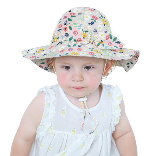 Gorro de Bebé Verano Algodón Floral Estilo Europeo - Image 51