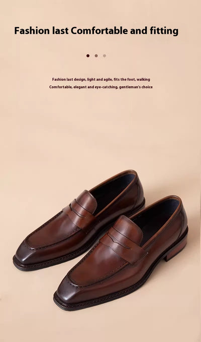 Zapatos Casuales de Cuero Genuino para Hombre - Outdoor - Image 16