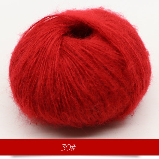 Suéter y chal de mohair para bebé con detalle de tejido - Image 18