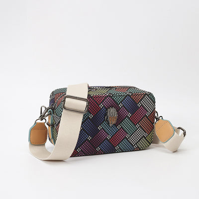 Bolsa para Cámara Elegante Multicolor con Diseño Águila y Correa Ancha - Image 3