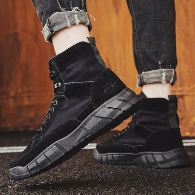 Botas Martin Altas Impermeables para Hombre - Estilo Casual y Laboral - Image 8