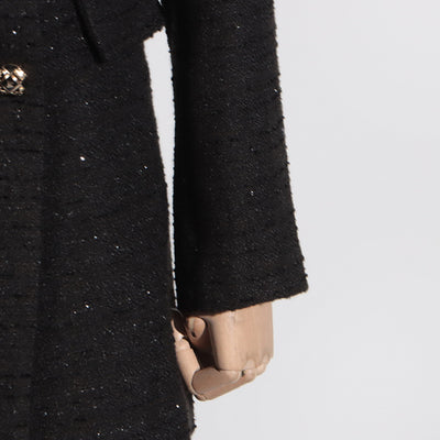 Vestido Elegante Hombros Descubiertos con Manga Larga y Cintura Ajustada - Image 18