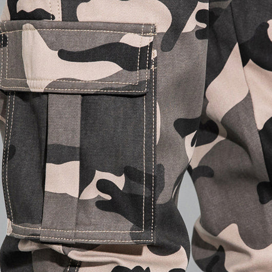 Pantalones Overol Holgados Camuflaje para Hombre - Estilo Casual - Image 8