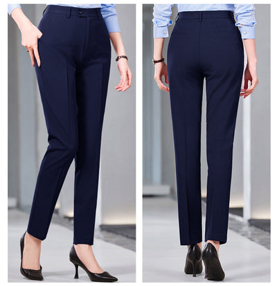 Pantalones Formales de Talle Alto con Drapeado Favorecedora - Image 14