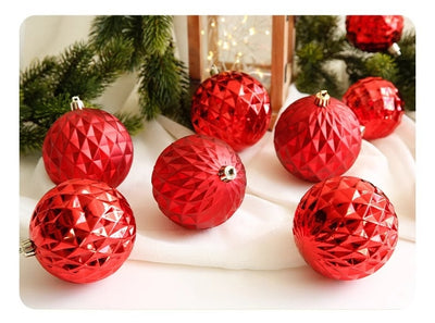 Bola de Navidad Roja Electrochapada - Adorno Colgante para Árbol - Image 43