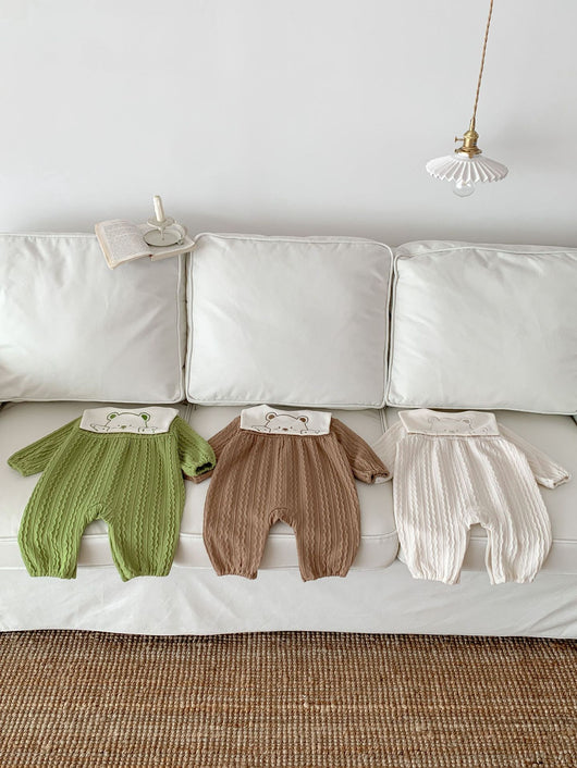 Pijama Enterizo Bebé Osito Adorable con Cierre Twist - Image 32