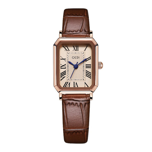 Reloj Cuadrado Retro Impermeable Versátil para Mujer - Image 3