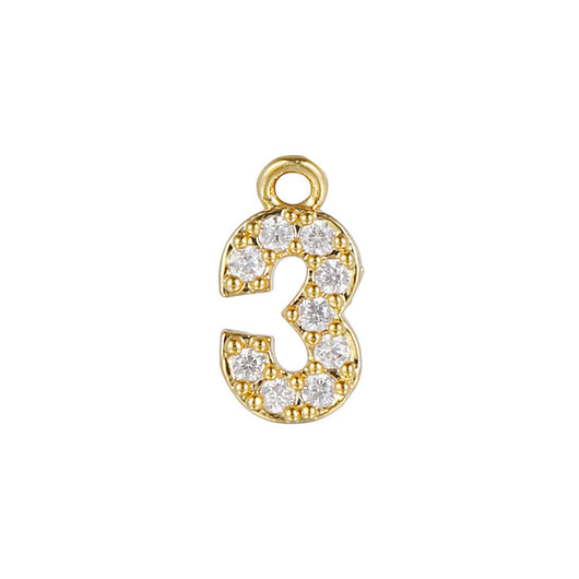 Joyas Chapadas en Oro con Números de Año de Nacimiento Personalizables - Image 44