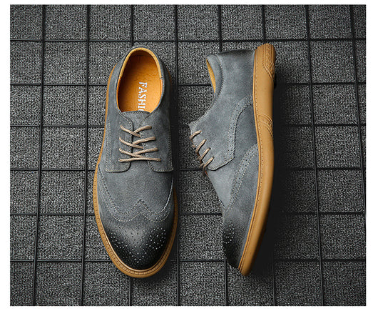 Zapatos Formales de Cuero Genuino para Hombre - Diseño Retro con Cordones - Image 25