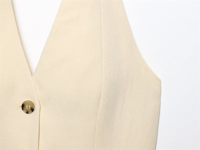 Chaleco Elegante Slim Fit sin Mangas con Tirantes Ajustables - Image 5
