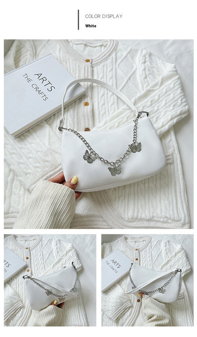 Bolso Bandolera Mariposa con Cadena - Cartera Versátil Comodidad Diaria - Image 21