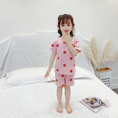Pijama Infantil Niña Verano Algodón Manga Corta Dos Piezas - Image 9