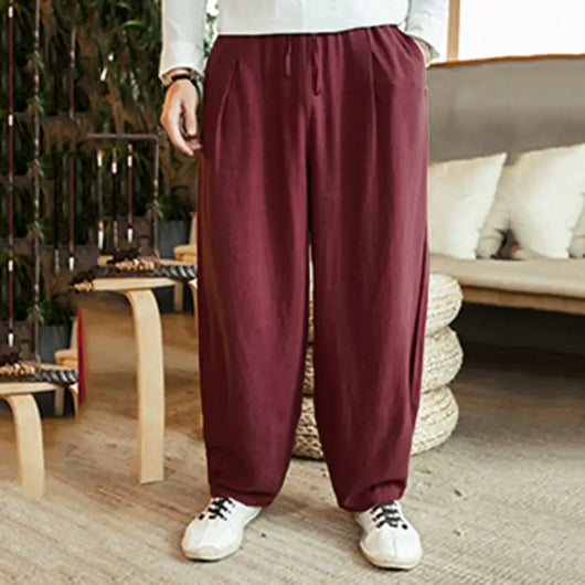 Pantalones Anchos Estilo Chino de Cintura Alta - Image 7