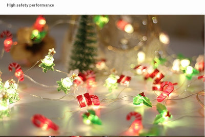 Adornos Navideños Luminosos - Campanas, Renos y Hojas de Arce con Luz LED - Image 11