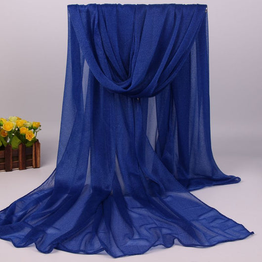Foulard Largo de Gasa para Mujer - Protección Solar y Estilo Versátil - Image 26