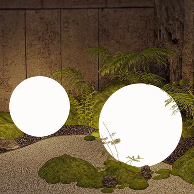 Lámpara Solar Luminosa para Jardín - Esfera Decorativa LED con Energía Renovable