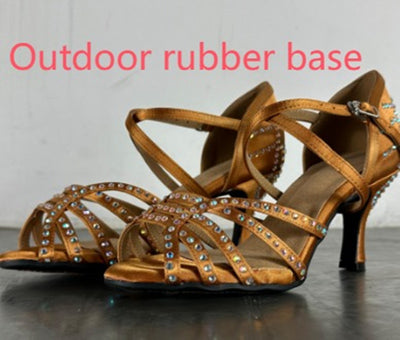 Zapatos de Baile Latino Diamond para Mujer - Tacón Alto Profesional - Image 5
