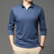 Camisa Casual de Algodón Puro para Hombre - Manga Larga Clásica