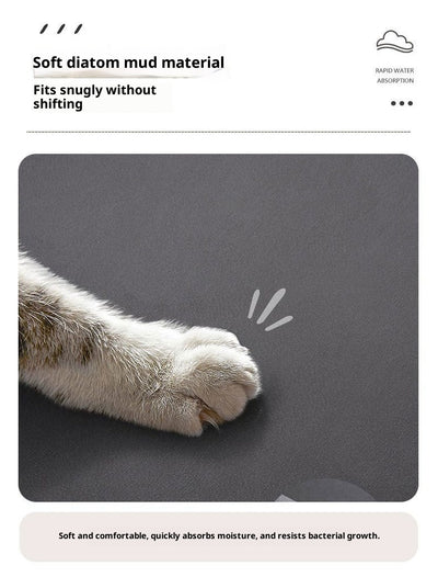 Tapete Absorbente de Tierra de Diatomeas para Mascotas - Resistente al Agua y Fácil de Limpiar - Image 6