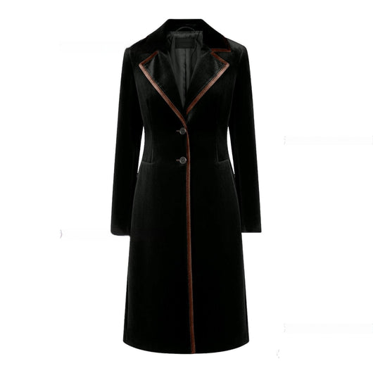 Abrigo de Terciopelo Elegante y Sofisticado para Mujer - Image 7