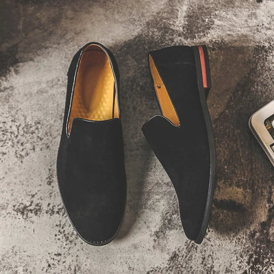Zapatos de Ante para Hombre Punta Aguda Estilo Británico Versátil - Image 18