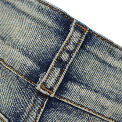 Pantalones Cortos Denim Lavado Efecto Adelgazante - Image 5