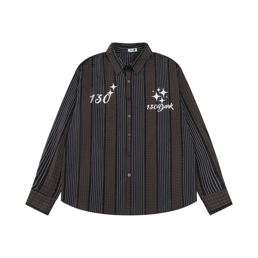 Camisa de Manga Larga con Contraste de Colores para Hombre - Image 15