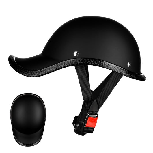 Casco Retro Eléctrico con Batería para Motocicleta - Protección de Seguridad Media - Image 3
