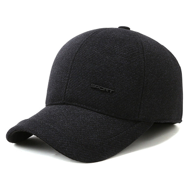 Gorra de Algodón con Protección de Oídos para Hombre