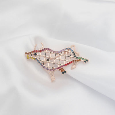 Broche Buey Zodiacal Retro Kawaii - Diseño Vintage Adorable