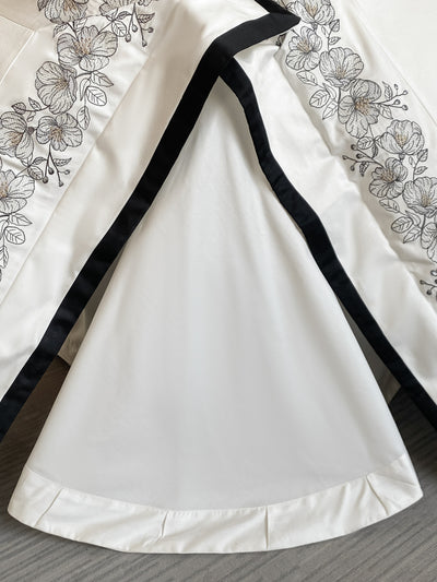 Juego de Cama 4 Piezas Algodón Pima 120 Hilos con Bordado Elegante - Image 29