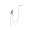 Ear Hanging Female Antique Earring Bone Clip New Plateado