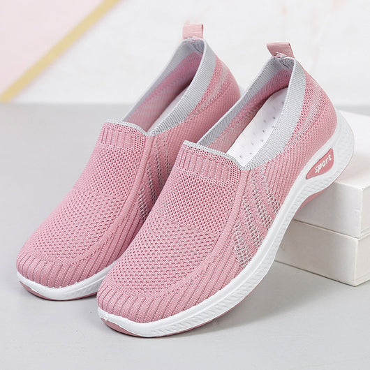 Zapatos Casuales Tejidos Transpirables con Suela Suave para Mujer - Image 7
