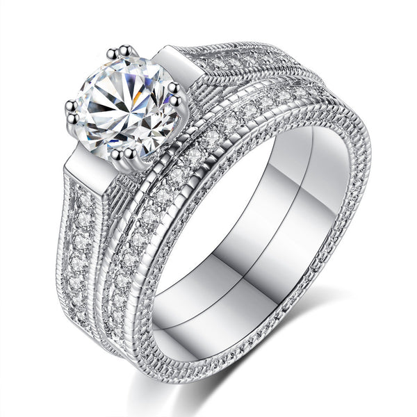 Anillo de Moda Europeo Americano con Circonita - Accesorio de Personalidad - Image 2