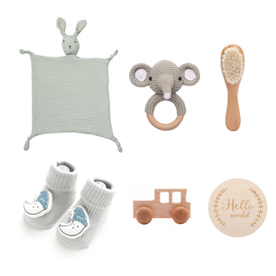 Conjunto de Baño Confort Bebé: Toalla con Sonajero Conejo - Image 20
