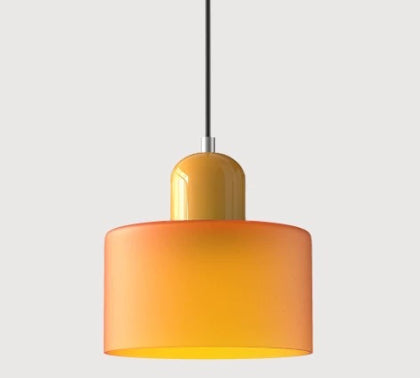 Lámpara Colgante Redonda de Vidrio Crema - Diseño Minimalista - Image 30