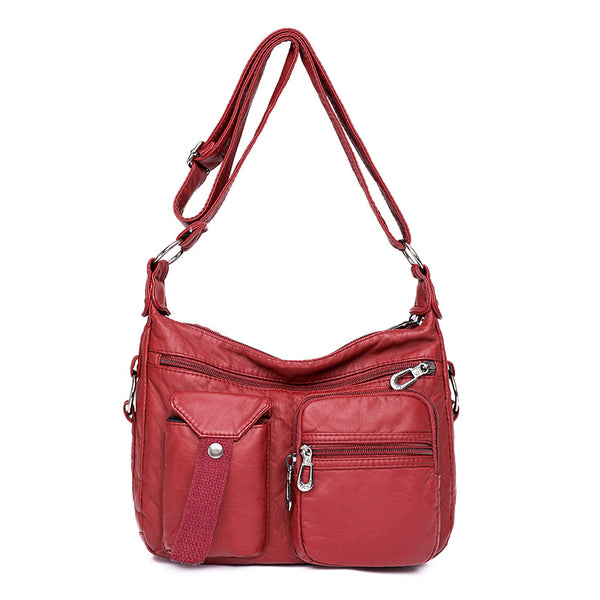Bolso Bandolera Mujer Lavado con Gran Capacidad - Estilo Versátil